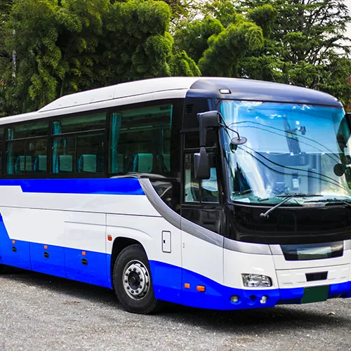 Large bus parking space